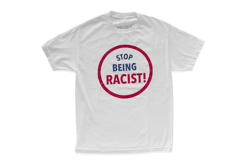 GALLERY DEPT. Stop Being Racist T-Shirt Release Info Buy Price Black White Josué Thomas