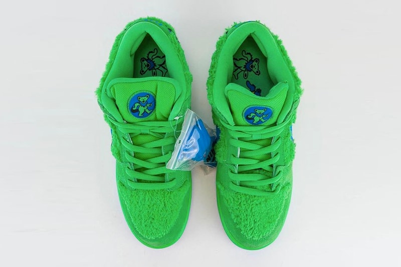 Grateful Dead Nike SB Dunk Low Yellow Green Bear Better Look CJ5378-700 CJ5378-300 Release Info Date Green Spark Soar Opti Yellow Blue Fury