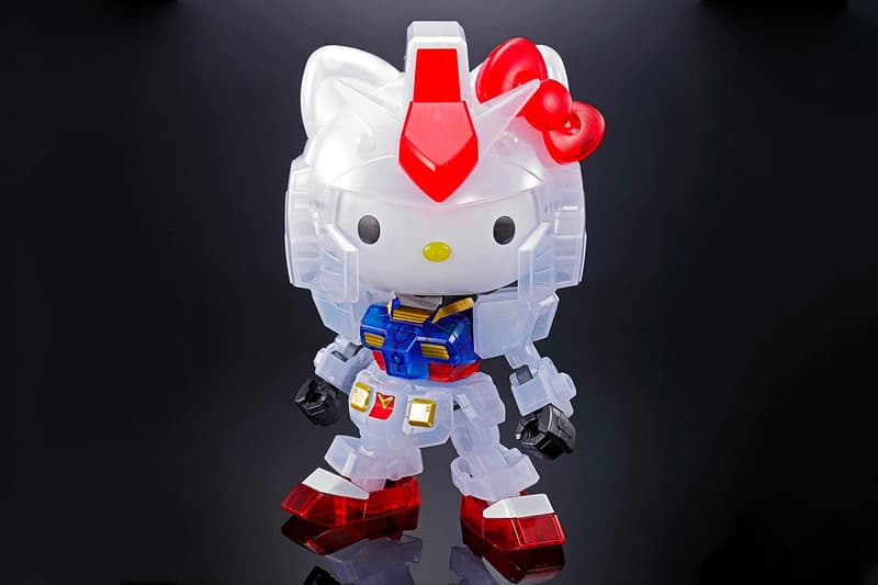 Gundam RX-78-2 Hello Kitty SD EX-STANDARD Clear Model Kit Set Release Info Date Buy Price