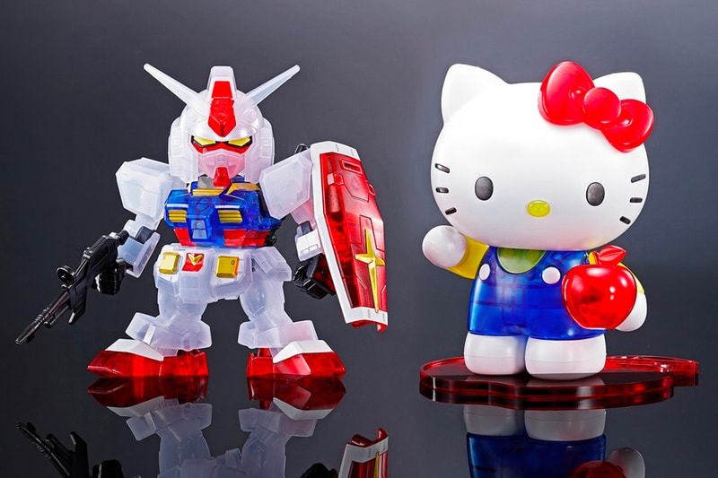 Gundam RX-78-2 Hello Kitty SD EX-STANDARD Clear Model Kit Set Release Info Date Buy Price