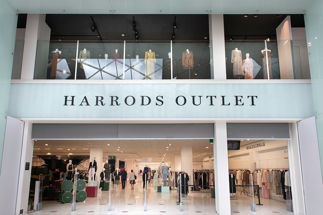 Harrods Outlet Concept Store Opening Announcement Brands Mens Womens Retail Westfield Shepherds Bush London United Kingdom Luxury Fashion Accessories Loewe Thom Browne Rick Owens Off-White