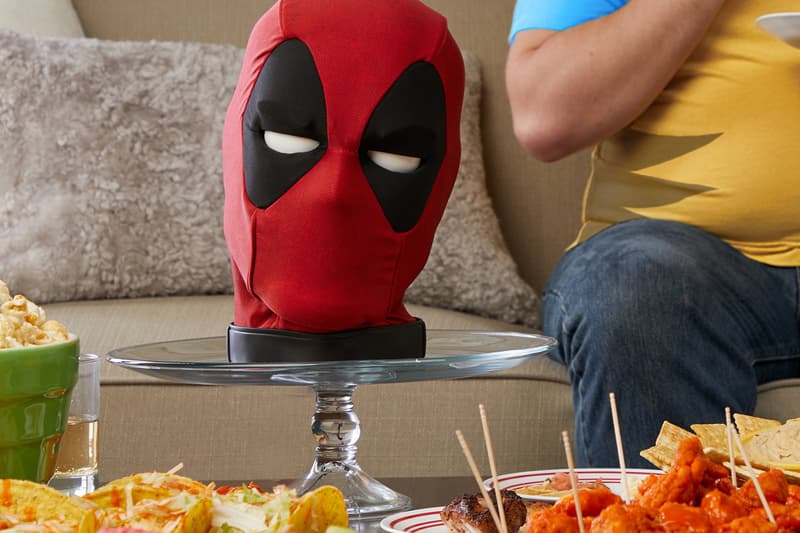 Hasbro Pulse Life-Sized Talking Deadpool Head Marvel Comics X-Men