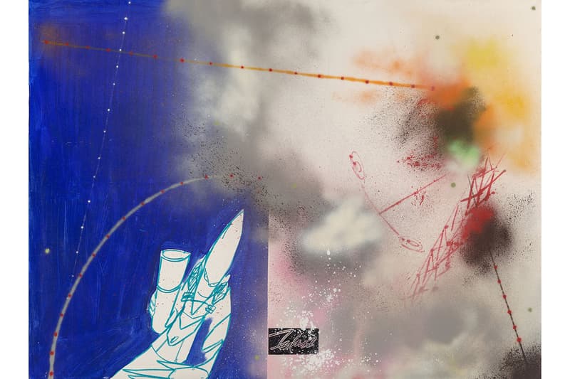 Heritage Signature Urban Art Auction Gone Far Beyond russell williamson collection kaws supreme futura takashi murakami artworks paintings bidding info details banksy