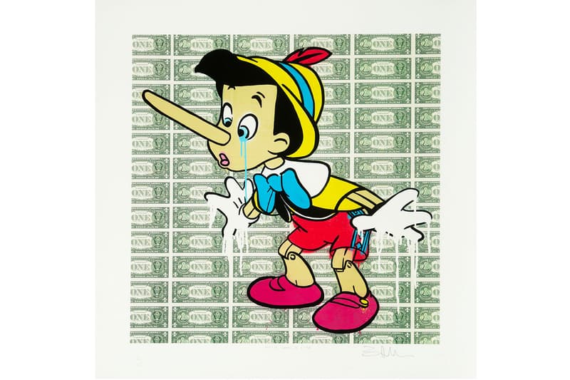 Heritage Signature Urban Art Auction Gone Far Beyond russell williamson collection kaws supreme futura takashi murakami artworks paintings bidding info details banksy