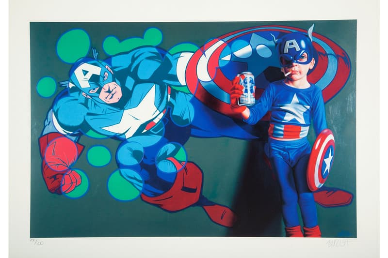 Heritage Signature Urban Art Auction Gone Far Beyond russell williamson collection kaws supreme futura takashi murakami artworks paintings bidding info details banksy