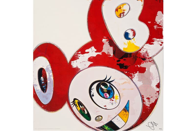 Heritage Signature Urban Art Auction Gone Far Beyond russell williamson collection kaws supreme futura takashi murakami artworks paintings bidding info details banksy
