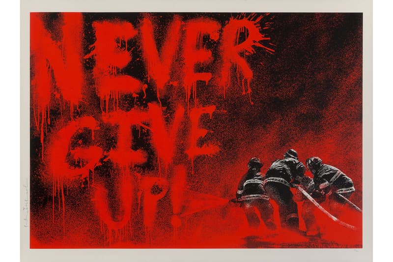 Heritage Signature Urban Art Auction Gone Far Beyond russell williamson collection kaws supreme futura takashi murakami artworks paintings bidding info details banksy