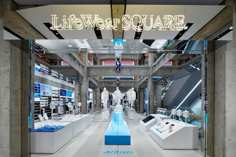 UNIQLO Tokyo Ginza Flagship Store Opening Marronnier Gate Herzog & de Meuron retail Ginza concrete architecture