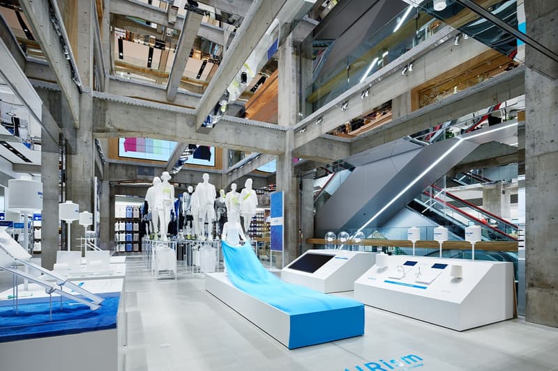 UNIQLO Tokyo Ginza Flagship Store Opening Marronnier Gate Herzog & de Meuron retail Ginza concrete architecture