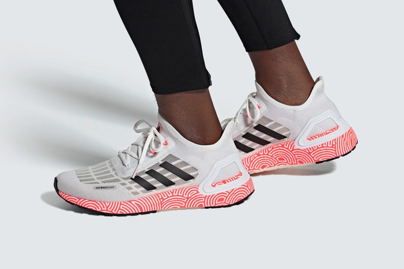 hirocoledge adidas running ultraboost summer rdy ready Takahashi Hiroko cloud white core black signal pink red FX0031 olympic games official release date info photos price store list