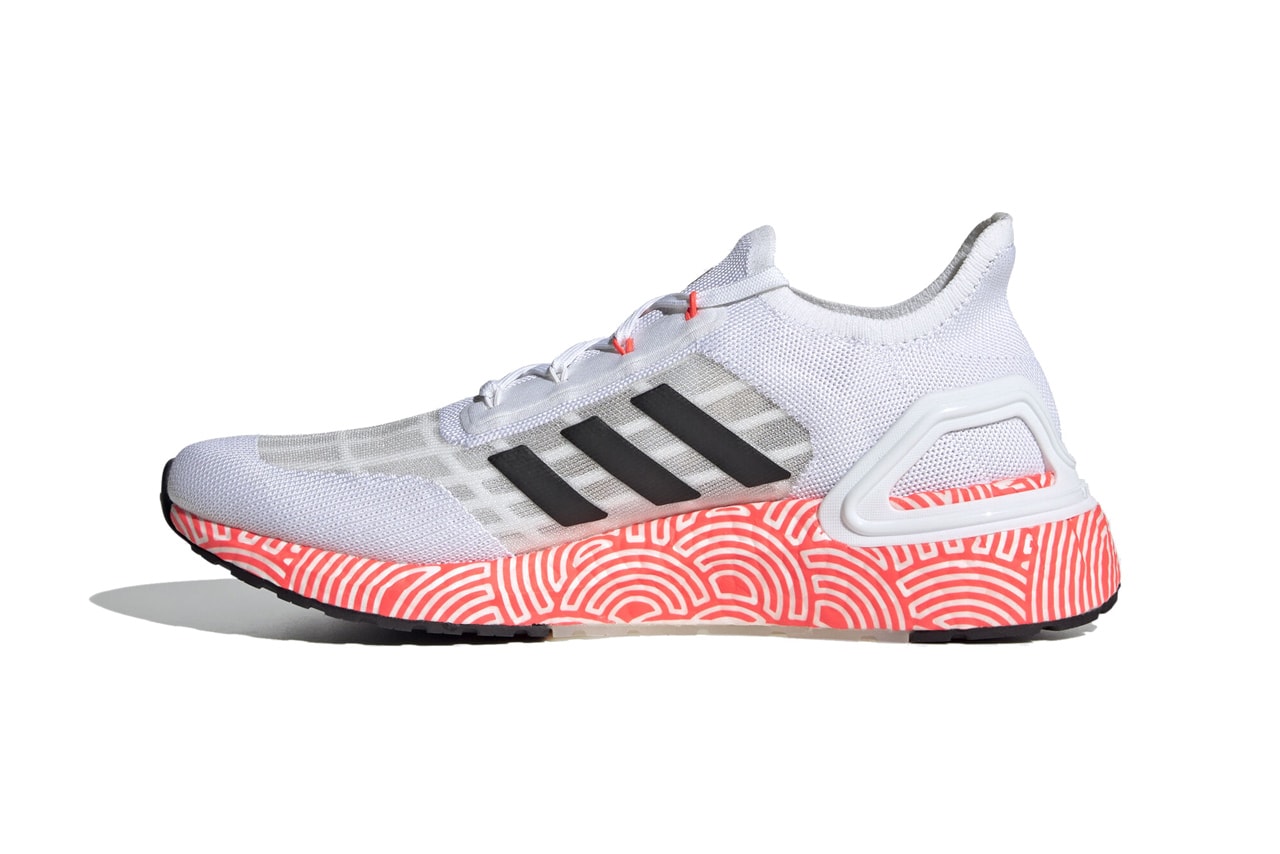 hirocoledge adidas running ultraboost summer rdy ready Takahashi Hiroko cloud white core black signal pink red FX0031 olympic games official release date info photos price store list