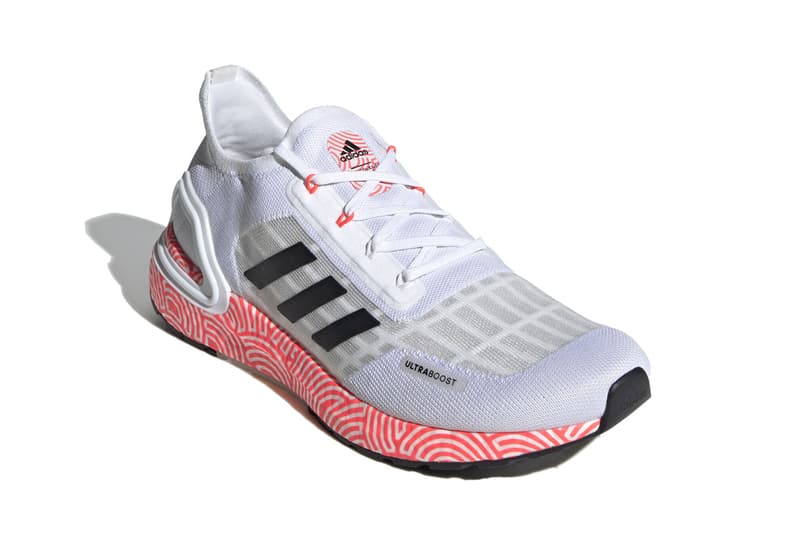 hirocoledge adidas running ultraboost summer rdy ready Takahashi Hiroko cloud white core black signal pink red FX0031 olympic games official release date info photos price store list