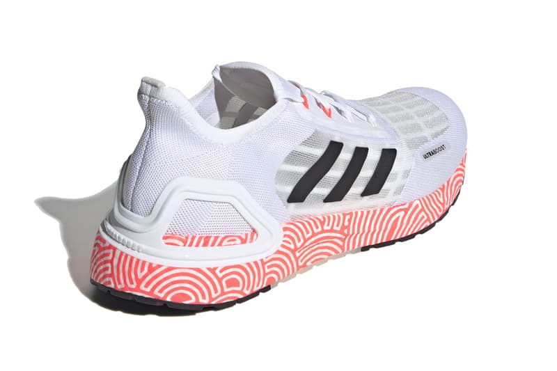 hirocoledge adidas running ultraboost summer rdy ready Takahashi Hiroko cloud white core black signal pink red FX0031 olympic games official release date info photos price store list