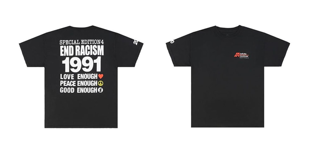 Hiroshi Fujiwara x Infinite Archives END RACISM T-Shirt | Hypebeast
