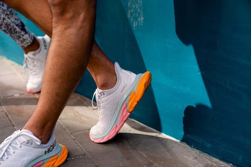 hoka one one clifton edge running sneaker lightweight details buy cop purchase release information strava challenge