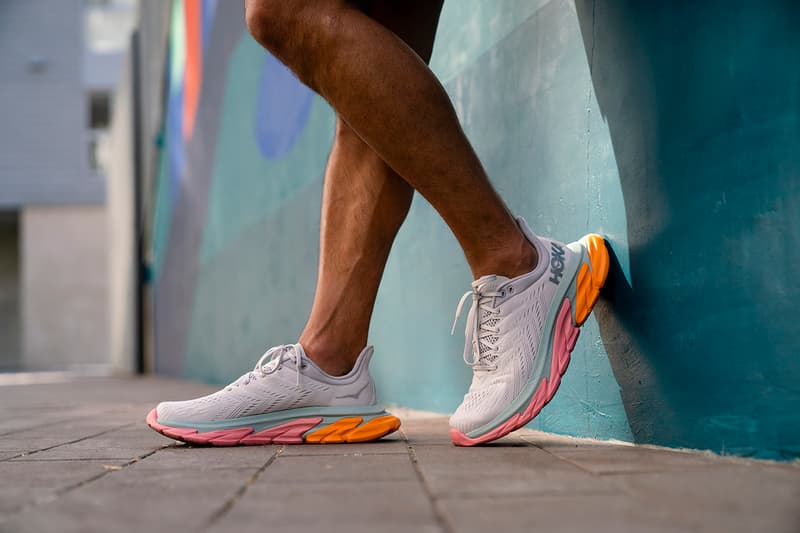 hoka one one clifton edge running sneaker lightweight details buy cop purchase release information strava challenge