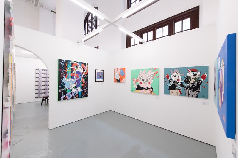 unscheduled art fair hong kong art gallery association artworks booths