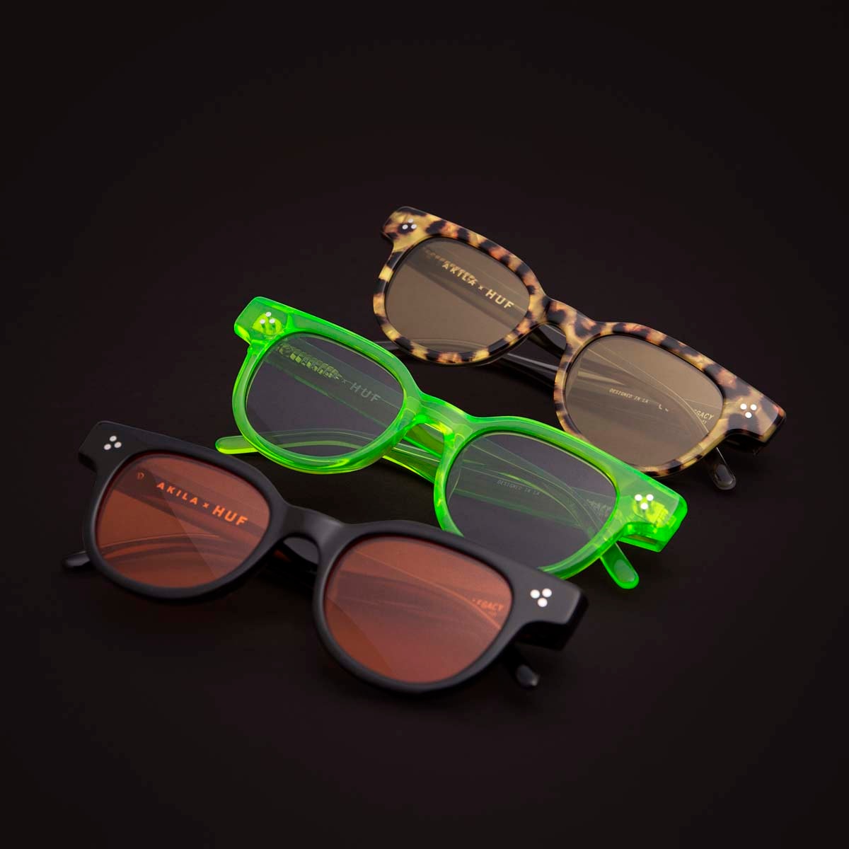 HUF x AKILA Drops Limited Edition Sunglasses frames dogs summer 