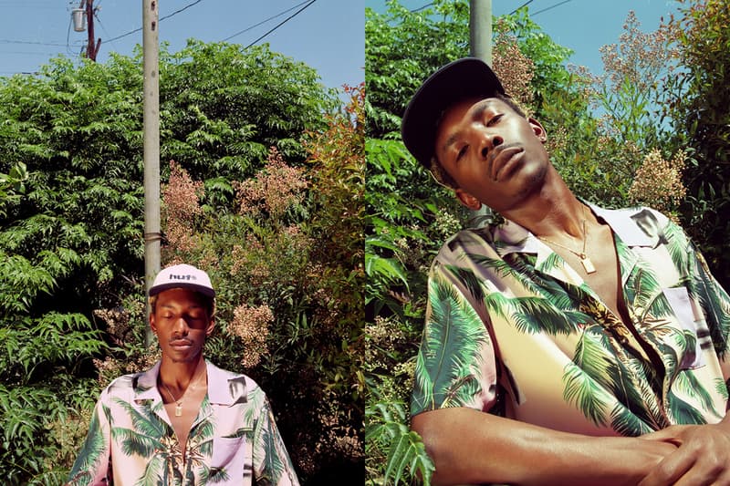 HUF Summer 2020 Lookbook With bLAck pARty Staycation T-shirts Shorts Pants Swim Trunks Towels Jackets Retro Sportswear Stripes Tie-Dye Leopard