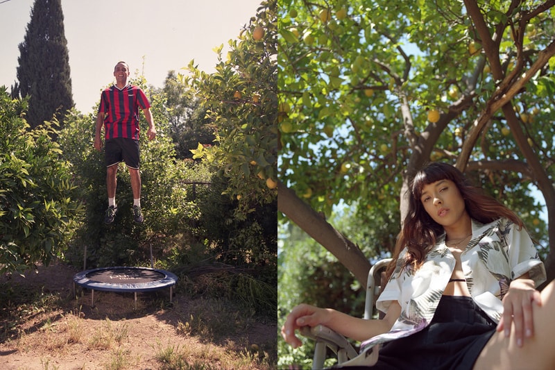 HUF Summer 2020 Lookbook With bLAck pARty Staycation T-shirts Shorts Pants Swim Trunks Towels Jackets Retro Sportswear Stripes Tie-Dye Leopard 