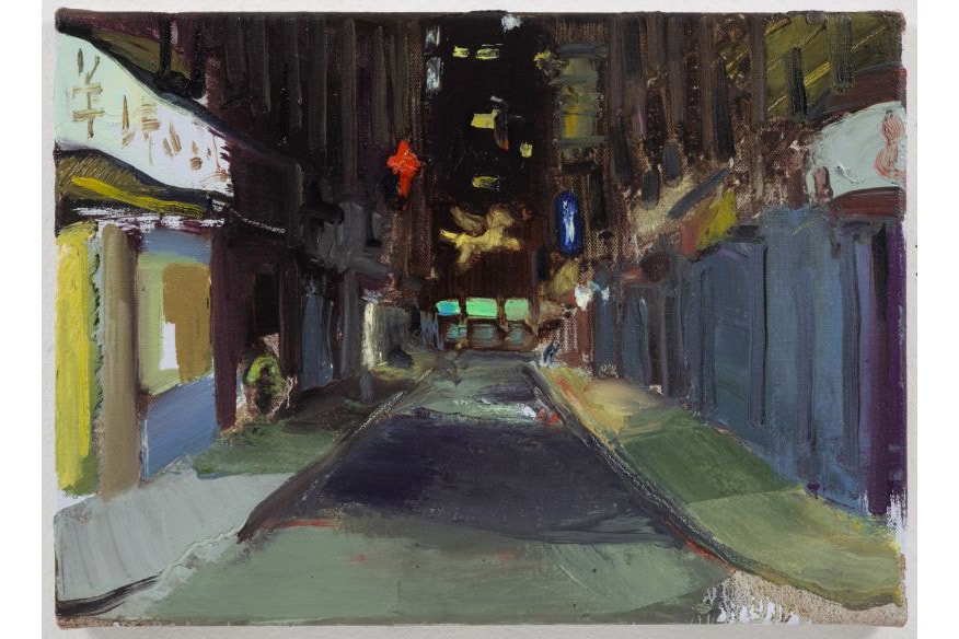 Izzy Barber James Fuentes Gallery Online Viewing Room "Last Call and Chinatown Paintings"