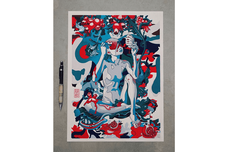 James Jean Is Auctioning off Rare 'Pomegranate' Print to Support Racial Justice