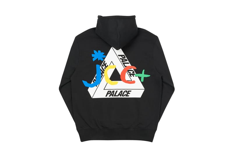 palace rainbow hoodie