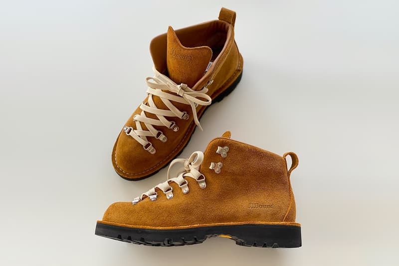 JJJJound x Danner FW20 Mountain Boots Teaser footwear boots kicks leather gore-tex 