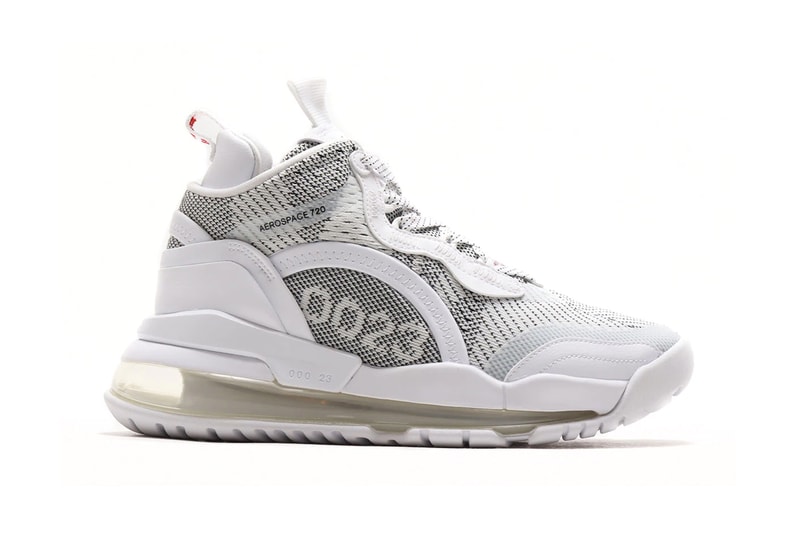 Jordan Aerospace 720 Jacquard White gym red menswear streetwear spring summer 2020 collection sneakers footwear shoes kicks trainers runners basketball