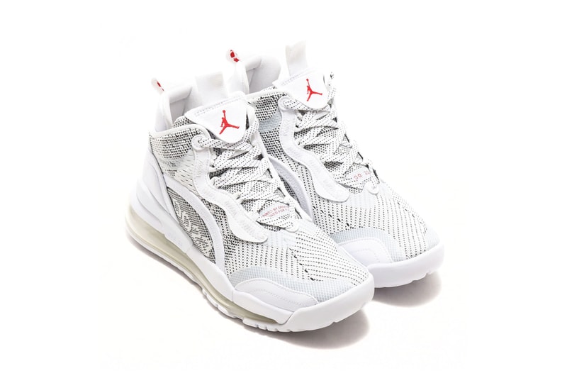 Jordan Aerospace 720 Jacquard White gym red menswear streetwear spring summer 2020 collection sneakers footwear shoes kicks trainers runners basketball
