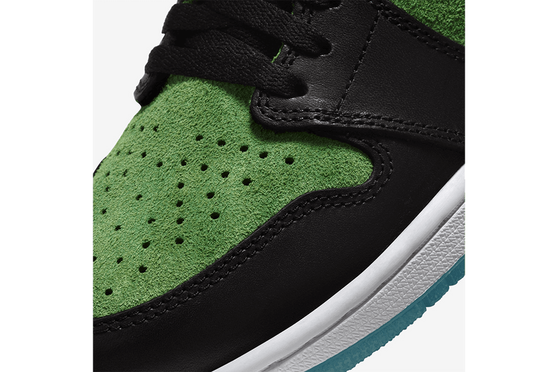 Jordan Brand Air Jordan 1 Hi Zoom Air Article no. Ck6637-002 BLACK/BLACK-TOMATILLO-RAGE GREEN Sneakersnstuff Release Information Footwear Sneakers Basketball Nike Michael Jordan MJ SB Dunk "Brut" 