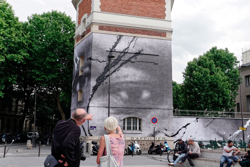 jr paris mural george floyd adama traore artworks public art 