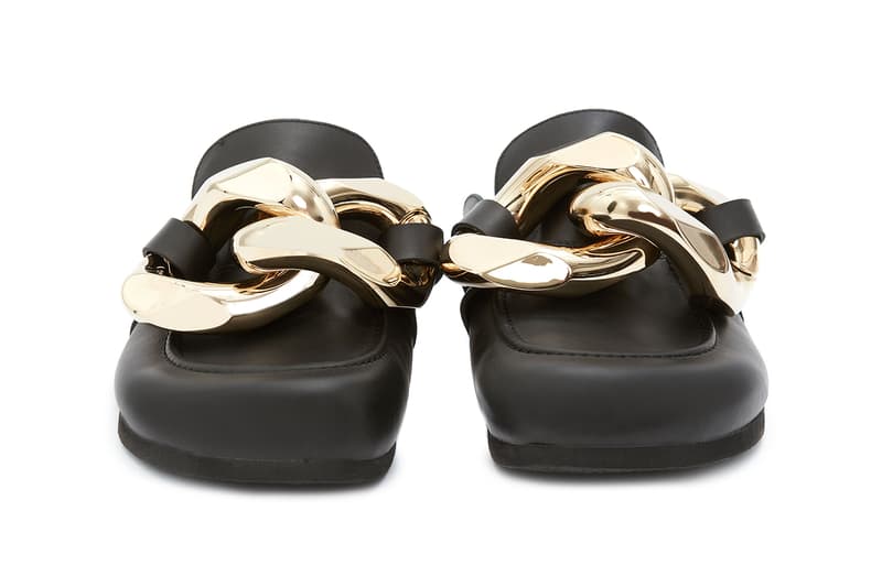 JW Anderson Chain Loafer Pre-Order Now Open Fall/Winter 2020 FW20 Footwear Release Information Jonathan Anderson Paris Men’s Fashion Week Black Brown Light Blue White Leather