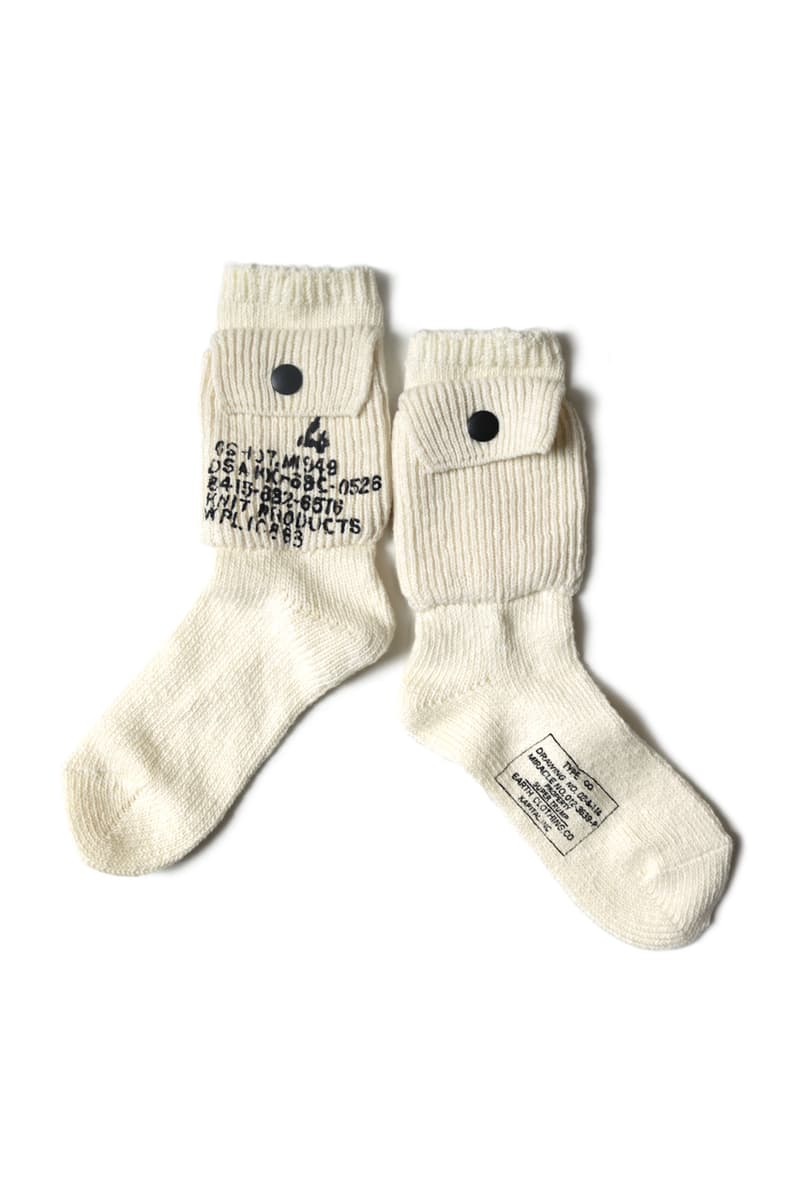 KAPITAL 56 Cotton Alpine Socks 200 gable see through menswear streetwear spring summer 2020 collection Japanese accessories