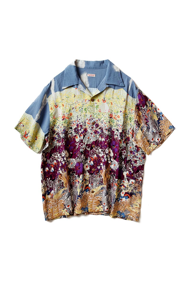 KAPITAL Navaholland Hawaiian Shirt menswear streetwear spring summer 2020 collection japanese button up short sleeve painterly painting impressionism