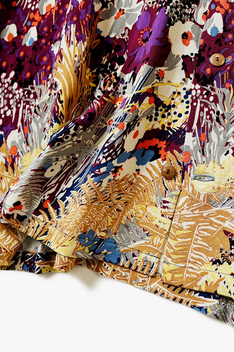 KAPITAL Navaholland Hawaiian Shirt menswear streetwear spring summer 2020 collection japanese button up short sleeve painterly painting impressionism