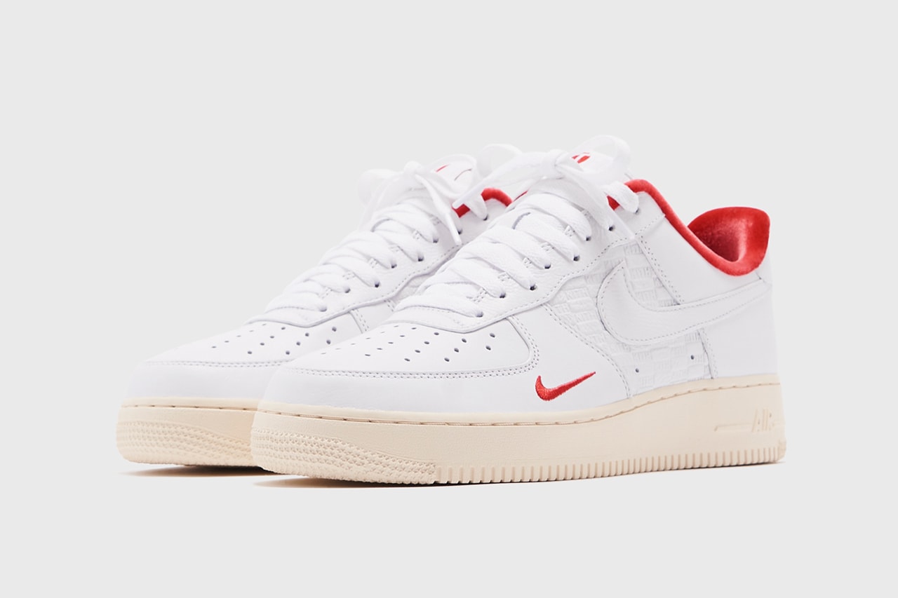 kith nike sportswear air force 1 low tokyo ronnie fieg white sail red cz7926 100 exclusive shibuya flagship official release raffle date info photos price store list buying guide