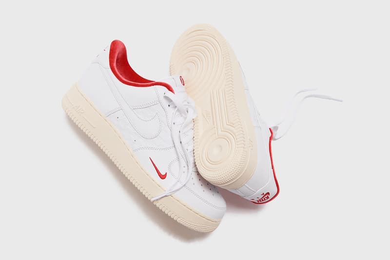 kith nike sportswear air force 1 low tokyo ronnie fieg white sail red cz7926 100 exclusive shibuya flagship official release raffle date info photos price store list buying guide