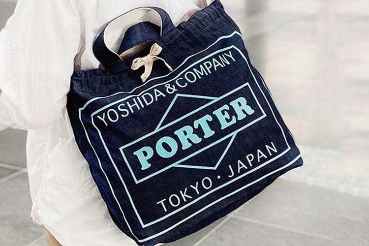 PORTER Channels '50s Paperboys With Denim Newspaper Bag