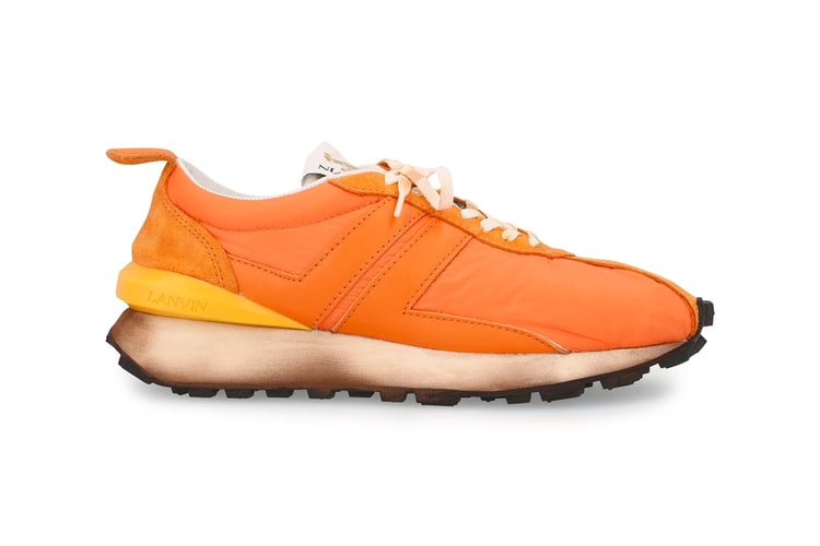 Lanvin Embraces Vintage Detailing With Low Top Trainers