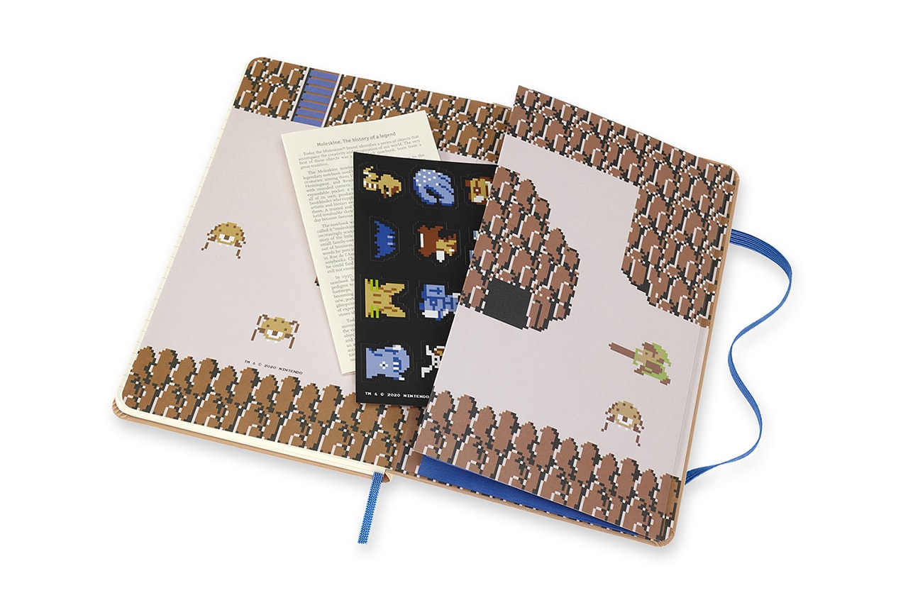 the legend of zelda moleskine notebook journal limited edition collaboration japan LEZDQP060B 5182377 LEZDQP060A 5182376 collectors edition