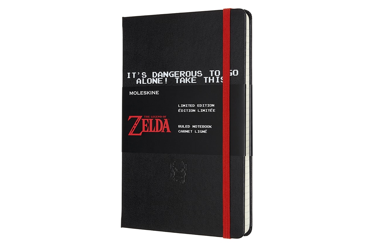 the legend of zelda moleskine notebook journal limited edition collaboration japan LEZDQP060B 5182377 LEZDQP060A 5182376 collectors edition