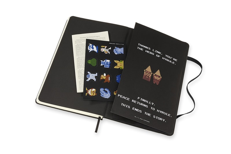 the legend of zelda moleskine notebook journal limited edition collaboration japan LEZDQP060B 5182377 LEZDQP060A 5182376 collectors edition