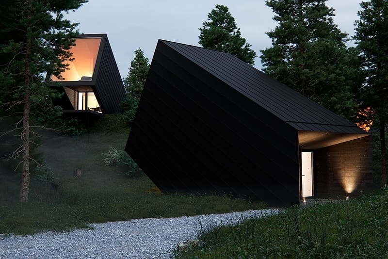Line Design Studio "Pine House" Concept Design baltic sea russia