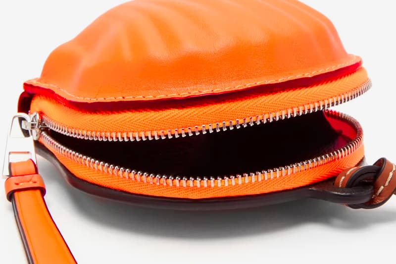 LOEWE Paula's Ibiza Seashell Leather Necklace Bag Release MATCHESFASHION info Buy Price Orange Brown