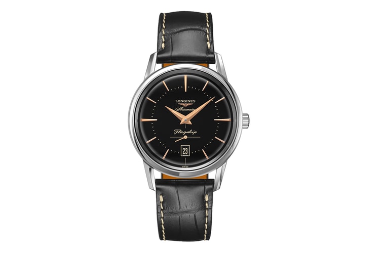 Longines Pays Tribute to Rare 1957 Model With Blacked-Out Flagship Heritage