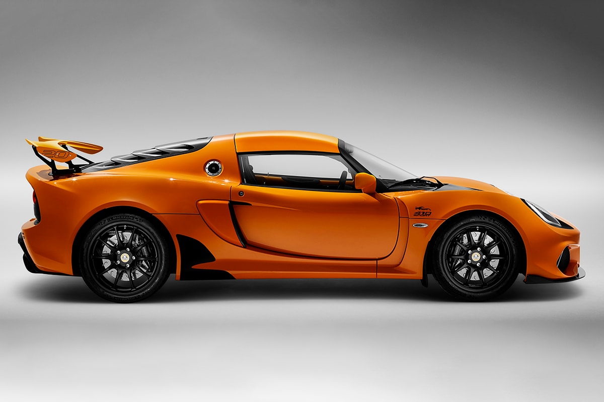 Lotus Exige Sport 410 20th Anniversary Edition First Look Unveiled British Sportscar 3.5-Liter V6 Engine Sports Two Seater Retro Design Limited Production Performance Power Speed Price Cars