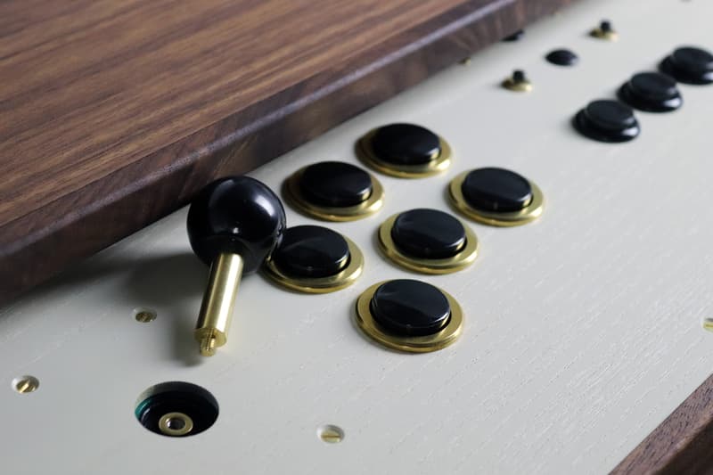 Love Hulten Introduce a Coffee Table With Built-In Arcade Sticks Gaming Controllers Fight Sticks