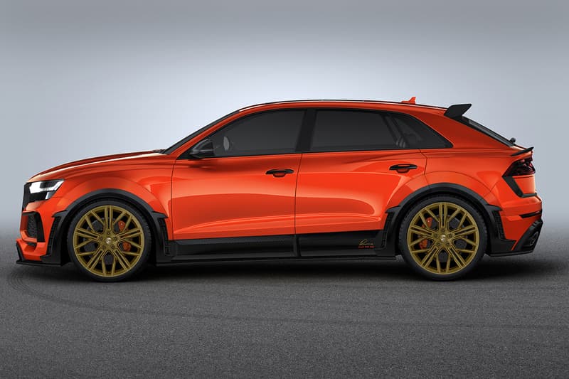 Audi RSQ8 LUMMA CLR 8 RS Bodykit Tune SUV Supercar Sports Utility Vehicle Luxury Automotive Germany Tuning Power Upgrade Performance LUMMA Design Modified 700 BHP 671lb ft torque 