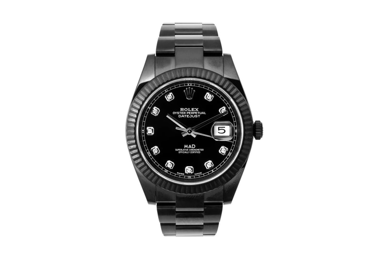 MAD Paris DLC Diamond Rolex Datejust watches features movements swiss watches diamonds accessories 